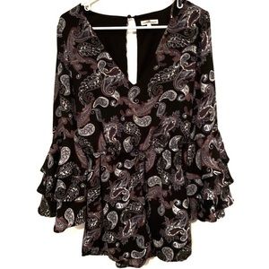 Charlotte Russe Paisley Romper